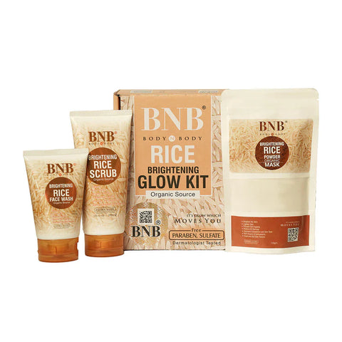 BNB Rice Brightening Glow Kit 3in1