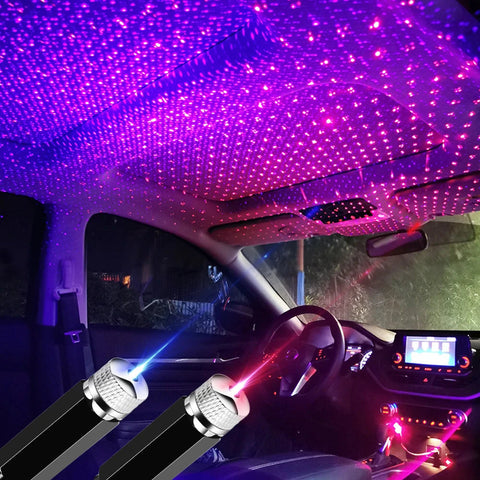 Romantic LED Car Roof Star Night|Car Projector| Multicolour Car Light