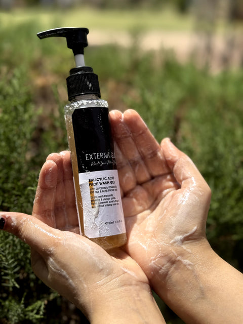 🌿 Externaglow Clear Radiance - Salicylic Acid Face Wash Gel (100ml)