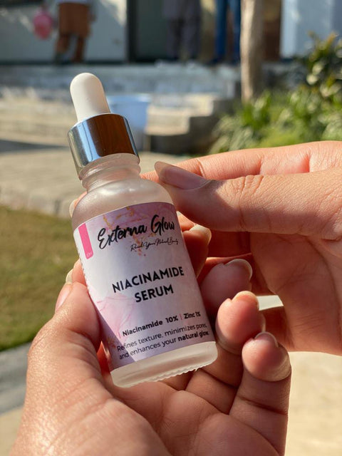Radiant Reset| Externaglow Niacinamide Serum 10% + Zinc 1%